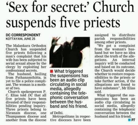 Five catholic piests sexploit married woman with confession - 26-06-2018